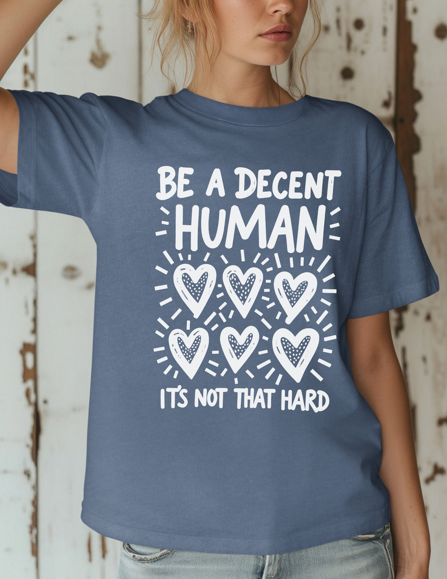 Be a Decent Human Tee — Classic