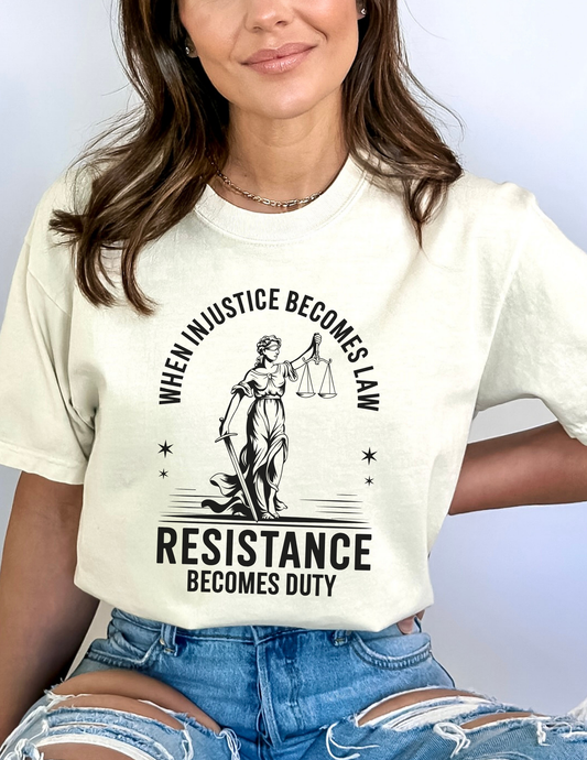 Resistance Becomes Duty Tee