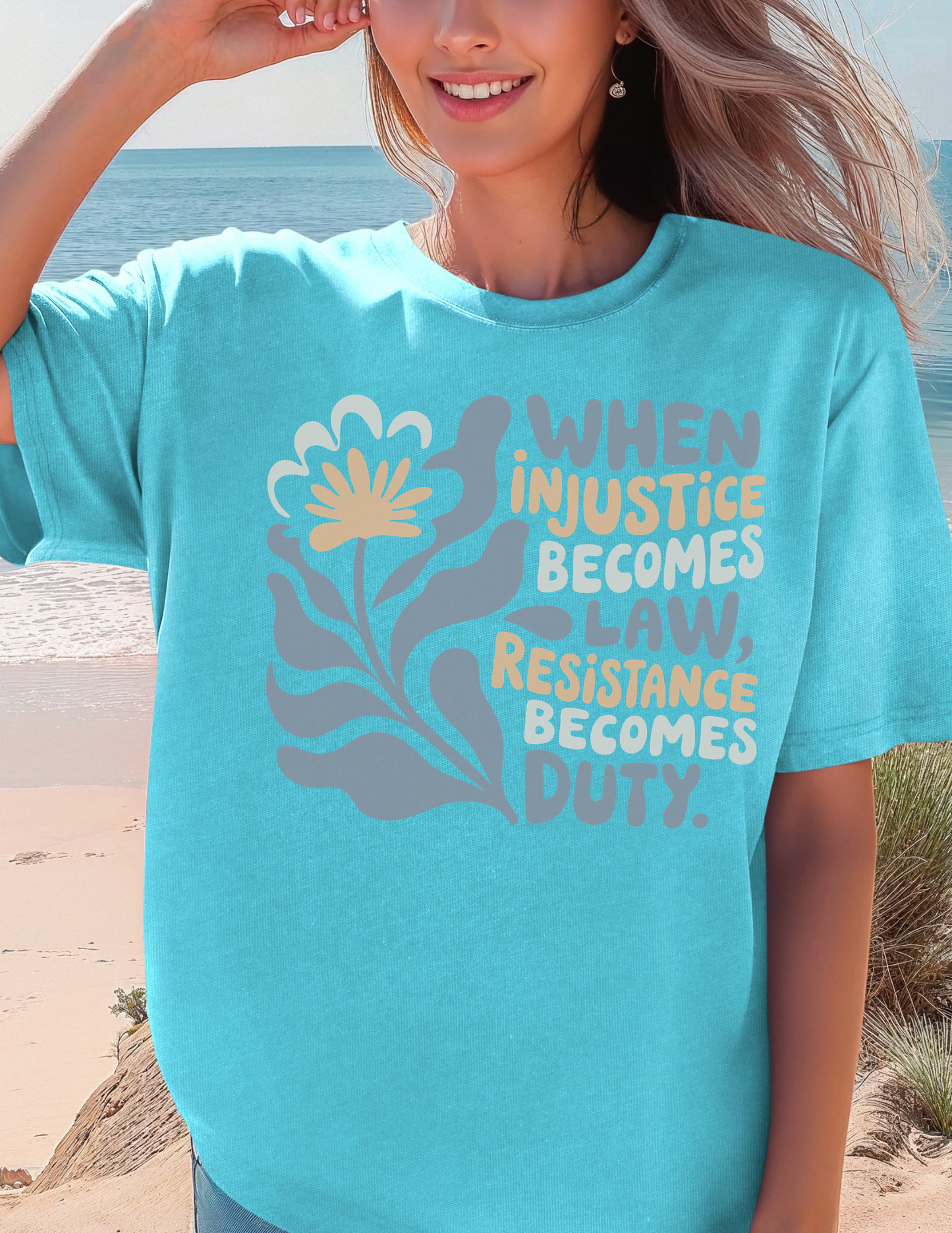 When Injustice Becomes Law, Resistance Becomes Duty — Floral