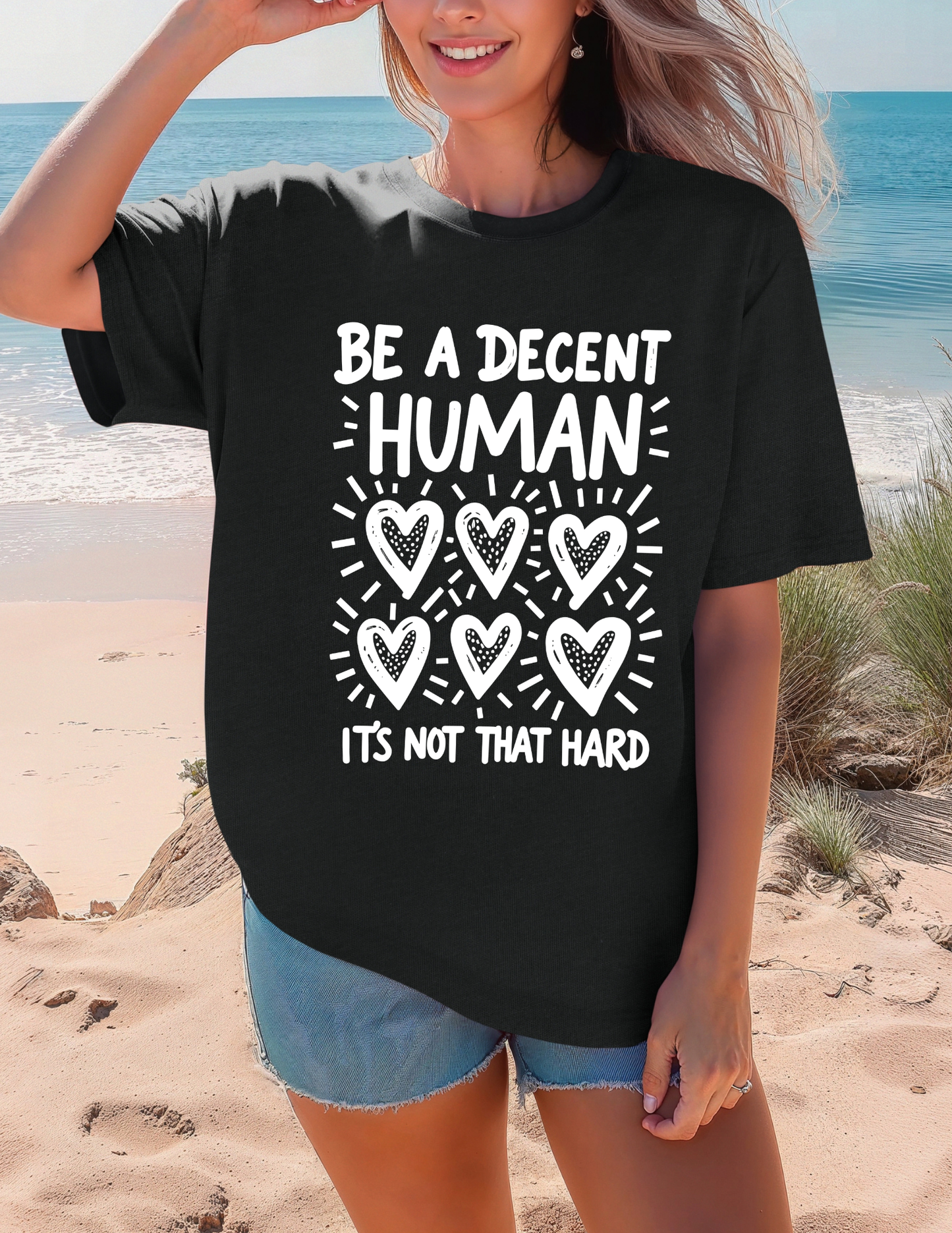 Be a Decent Human Tee — Classic
