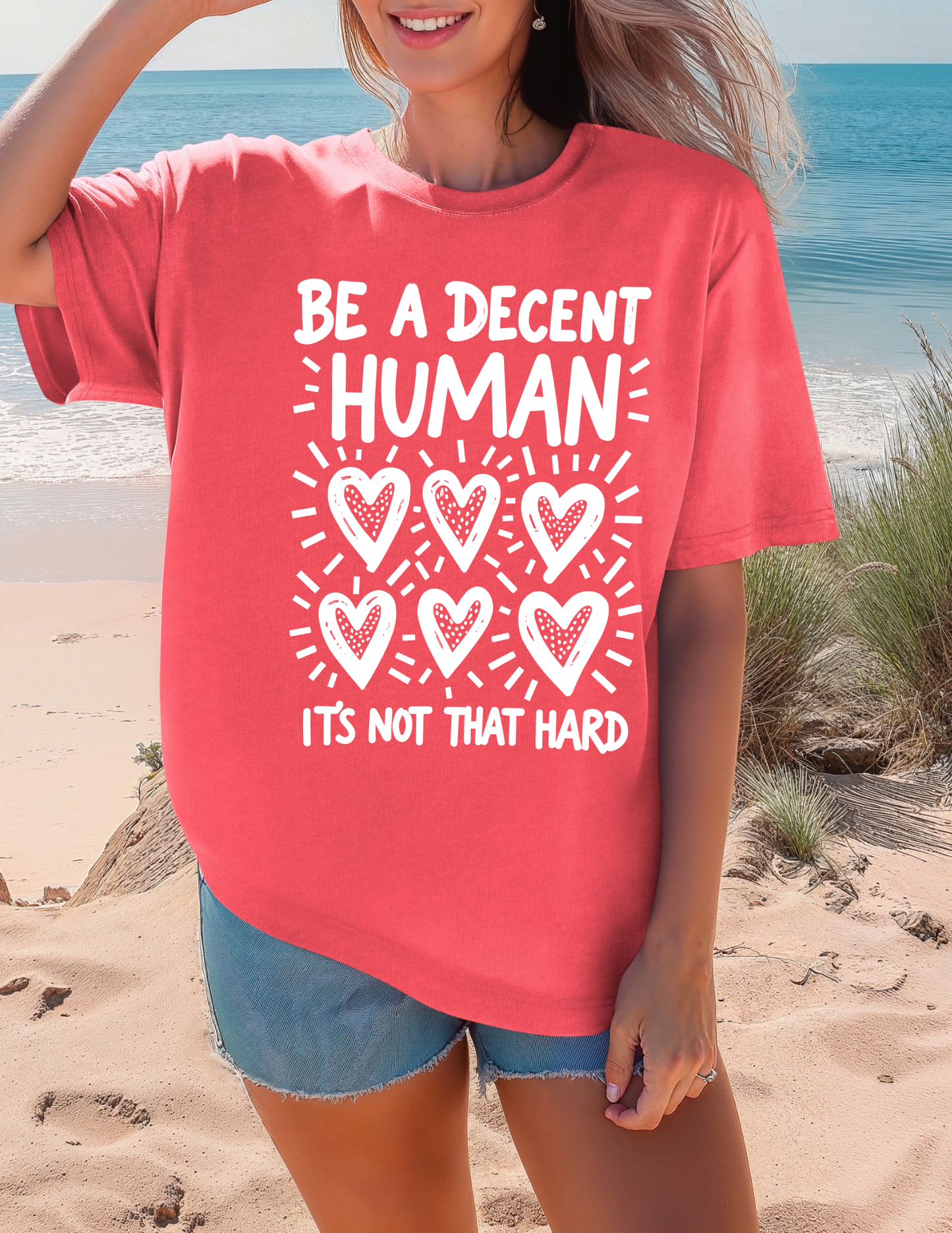 Be a Decent Human Tee — Classic